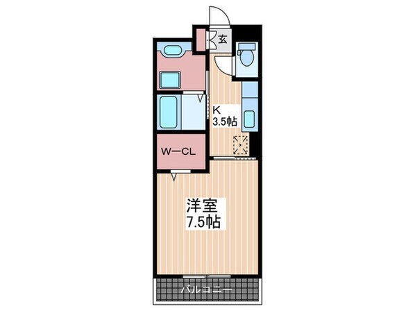 ル　メルシェの物件間取画像